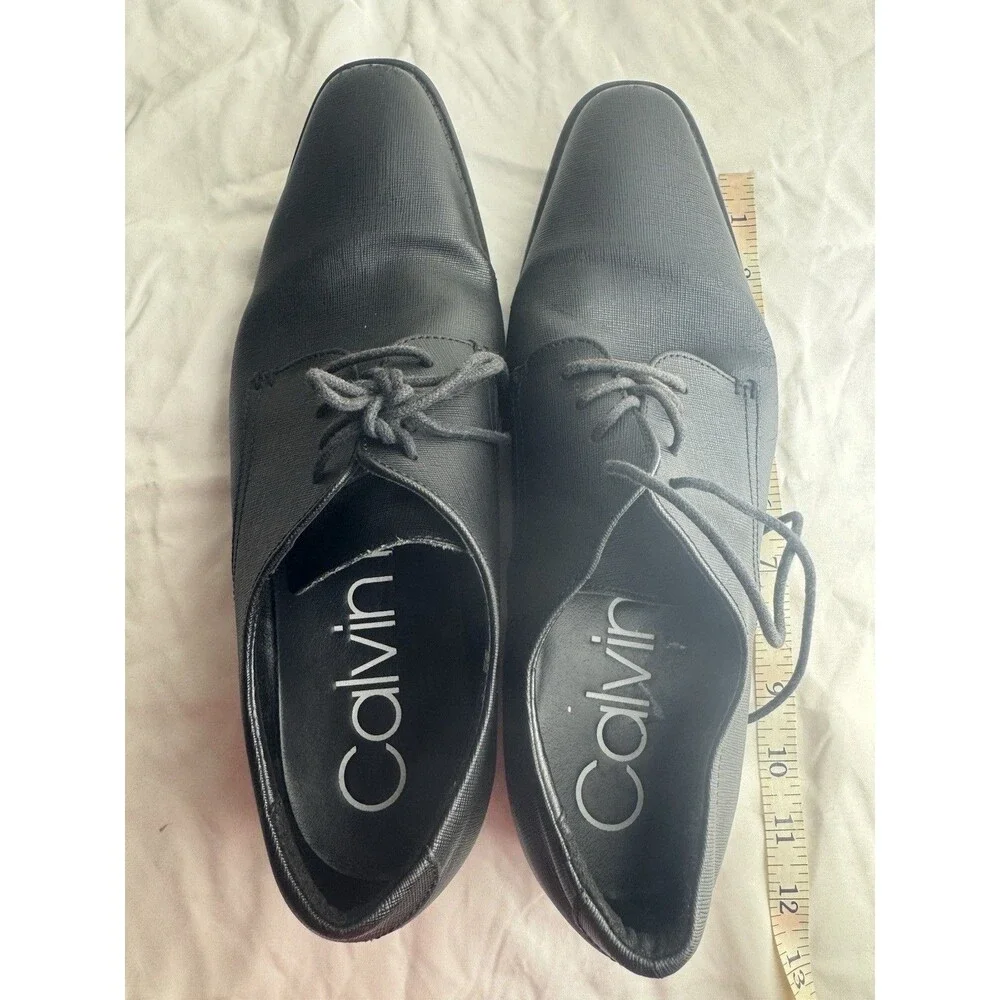 Calvin Klein Bram Diamond Leather Mens Oxford- Choose SZ/Color. 9 US Medium D/M